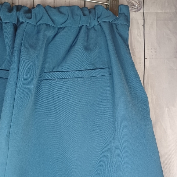 Sincerely Jules High Waist Pleated Blue Shorts - Picture 8 of 11